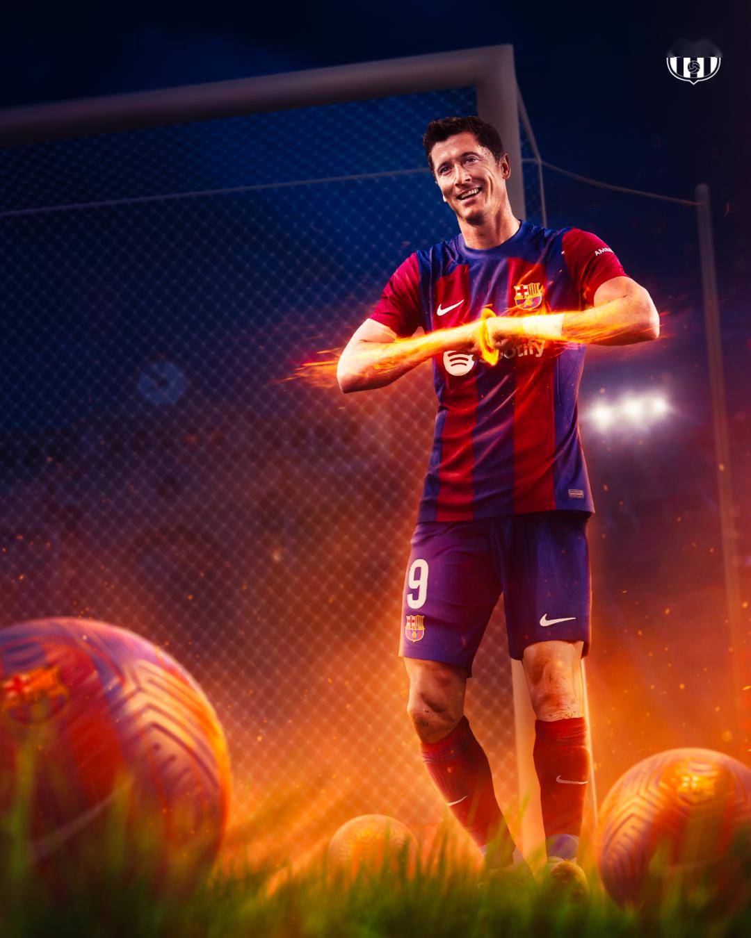 巴塞罗那队员发挥火热，成功晋级