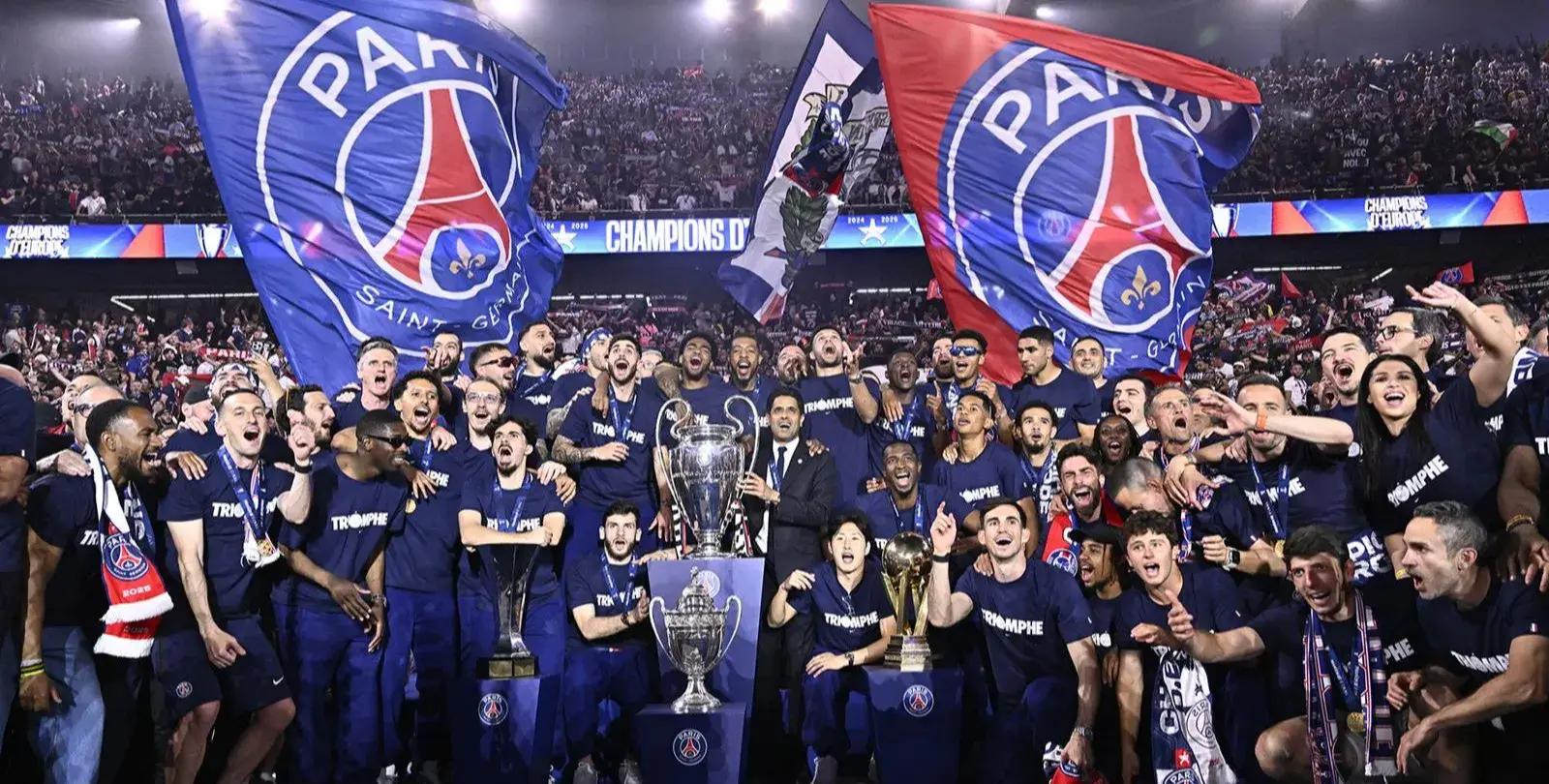 包含巴黎圣日耳曼法甲称霸，欧冠夺冠日期可期的词条